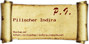 Pilischer Indira névjegykártya